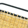 Pair of 50s woven cane stools design attr. Gian Franco Legler