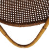 1960's Set of Rattan Armchair and Side Table