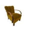 pair of olive armchairs. Thon / Thonet- Czechoslovakia, 1960s.