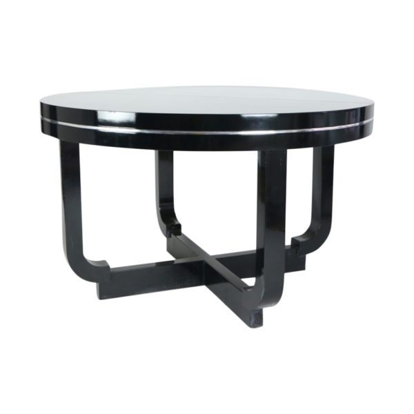Art Deco extendable dining table