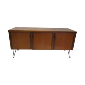 Vintage teak sideboard with pin feet