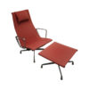 Ray Charles Eames Chair with Ottoman EA 124 and EA 125