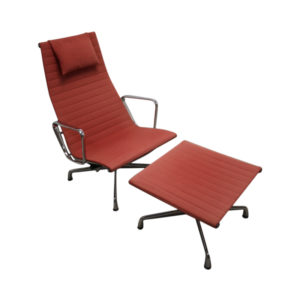 Ray Charles Eames Chair with Ottoman EA 124 and EA 125