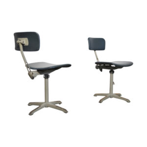 Industrial vintage office chairs, 1960s