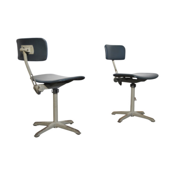 Industrial vintage office chairs, 1960s Industrial vintage office chairs, 1960s