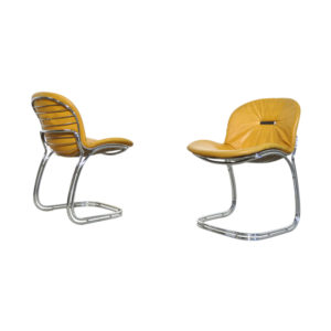 Set of 2 “Sabrina” dining chairs by Gastone Rinaldi for Rima