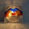 Italian Murano glass wall lamp or ceiling lamp by Zuccheri for Venini, large mid century ceiling lamps 40 x 40 Italian Murano glass wall lamp or ceiling lamp by Zuccheri for Venini, large mid century ceiling lamps 40 x 40