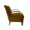 pair of olive armchairs. Thon / Thonet- Czechoslovakia, 1960s.