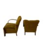 pair of olive armchairs. Thon / Thonet- Czechoslovakia, 1960s.