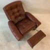 Leather armchair - Himolla - Germany, 1970s.