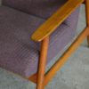 Vintage Model Ąžuolas Armchair by Valerija Ema Cukermanienė for Vilniaus Baldų Kombinatas, 1964 Vintage Model Ąžuolas Armchair by Valerija Ema Cukermanienė for Vilniaus Baldų Kombinatas, 1964