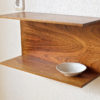Mid-Century Wandregal in Rosewood 50cm long by Walter Wirz for Wilhelm Renz