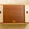 Mid-Century Wandregal in Rosewood 50cm long by Walter Wirz for Wilhelm Renz