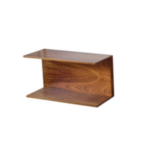Mid-Century Wandregal in Rosewood 50cm long by Walter Wirz for Wilhelm Renz