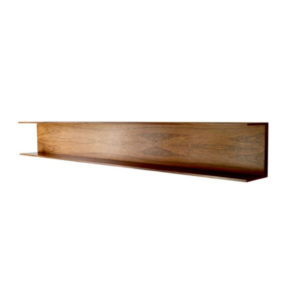 Mid-Century Wandregal aus Palisander 200cm lang 1/2 von Walter Wirz für Wilhelm Renz