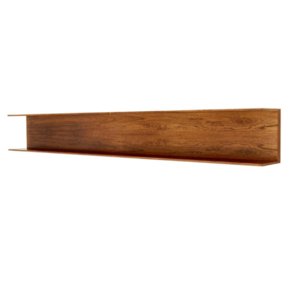 Mid-Century Wandregal aus Palisander 200cm lang 2/2 von Walter Wirz für Wilhelm Renz