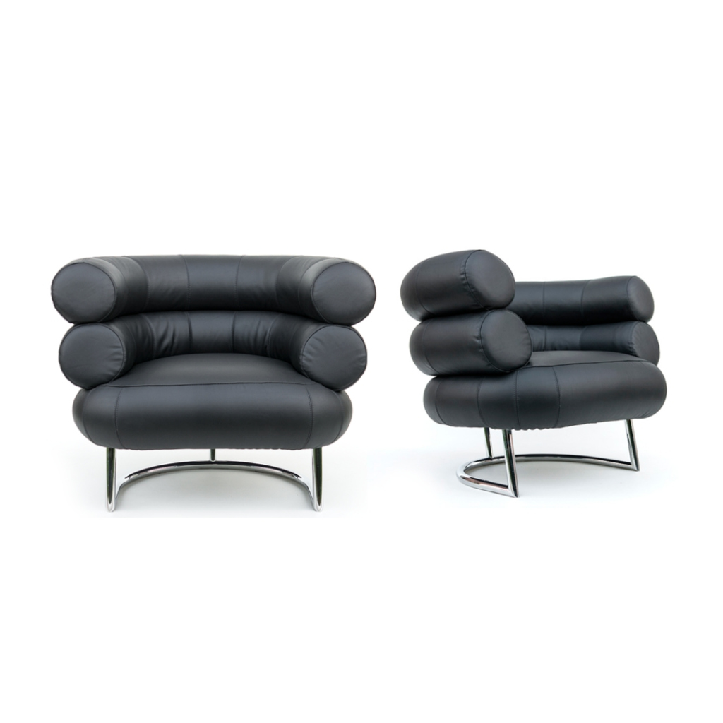 Pair of Bauhaus Chairs “Bibendum” design Eileen Gray for Vereinigte Werkstätten