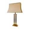 Hollywood Regency Style Large Brass Table Lamp 1970's Hollywood Regency Style Large Brass Table Lamp 1970's