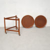 Danish teak serving trolley, 1960s
