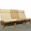Rare solid oak lounge chairs by Hans J. Wegner for AP Stolen, Denmark 1960s