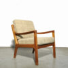 Elegant teak easy chairs “Senator series” by Ole Wanscher for Cado, 1960s