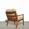 Elegant teak easy chairs “Senator series” by Ole Wanscher for Cado, 1960s