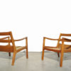 Elegant teak easy chairs “Senator series” by Ole Wanscher for Cado, 1960s