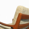 Elegant teak easy chairs “Senator series” by Ole Wanscher for Cado, 1960s