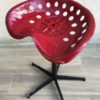 Vintage high and ajustable industrial Stool