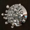 Boulanger Space Age Design Sputnik Large Ceiling or Wall Sconce Lamp 1960's