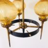 Midcentury Modern Atomic Age Design Pendant hanging Lamp 1950's