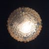 Midcentury Modern 1960's Design Gold Glass Bubble Wall lamp Sconce
