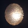 Midcentury Modern 1960's Design Gold Glass Bubble Wall lamp Sconce