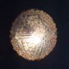 Midcentury Modern 1960's Design Gold Glass Bubble Wall lamp Sconce