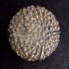 Midcentury Modern 1960's Design Gold Glass Bubble Wall lamp Sconce