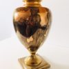 Maison Le Dauphin Large Brass patinated Amphora Table Lamp 1970's France