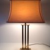 Hollywood Regency Style Large Brass Table Lamp 1970's Hollywood Regency Style Large Brass Table Lamp 1970's