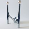 Vintage Gaetano Sciolari chrome Sconce Wall Lamp 1960's Italy Vintage Gaetano Sciolari chrome Sconce Wall Lamp 1960's Italy