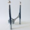 Vintage Gaetano Sciolari chrome Sconce Wall Lamp 1960's Italy Vintage Gaetano Sciolari chrome Sconce Wall Lamp 1960's Italy