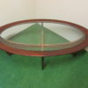 Table basse "astro" ovale en teck G-Plan