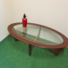 Table basse "astro" ovale en teck G-Plan