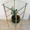 Nightstand in Glass and marble 1960s