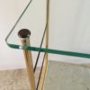 Nightstand in Glass and marble 1960s