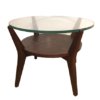 Round Coffee Table by Karel Kozelka and Antonin Kropacek, 1940s