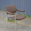 Aluminum and Wool Chairs by Miller Borgsen for Röder Söhne, 1960s, Set of 3