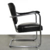 Vintage metal tubular chairs by Fana Metal Rotterdam 1950s