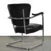 Vintage metal tubular chairs by Fana Metal Rotterdam 1950s