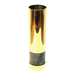 Norwegian Big Brass and Stone vase by Saulo 1970s, Norway
