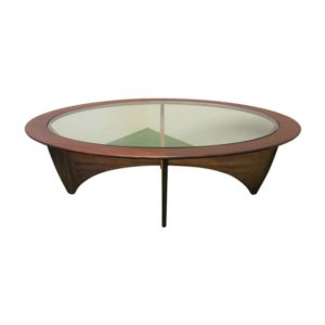Table basse "astro" ovale en teck G-Plan