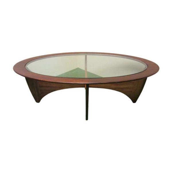 Table basse "astro" ovale en teck G-Plan